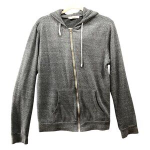 Threads 4 Thought Zip Hoodie Mens M Gray Sustainable Organic Cotton Blend